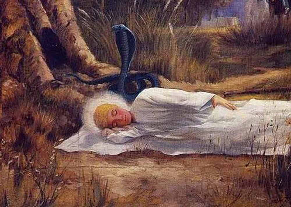 Guru Nanak Dev ji and Cobra sup