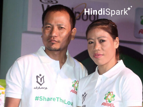 Mary Kom-with-husband-hindispark.in
